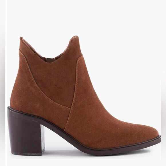SEYCHELLES PRETTY LITTLE BIRD HEALED SUEDE BOOTS NWT NO BOX  ON SITE FULL Price - Picture 3 of 6